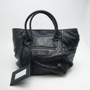 Balenciaga The Sunday Handbag Black Lambskin
